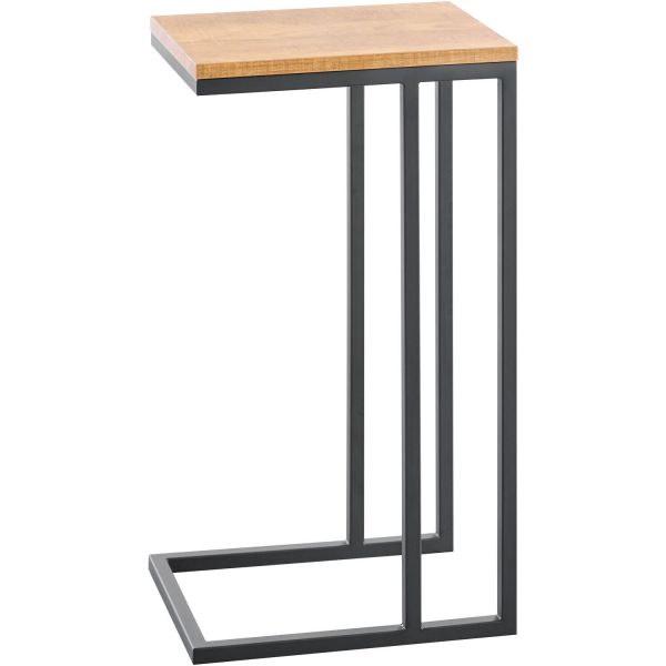 Bijzettafel Budrio 31x41 cm rechthoekig bruin