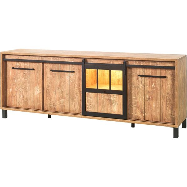 Dressoir Alva 238 cm bruin