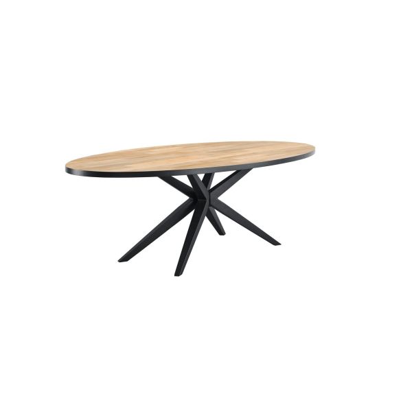 Eettafel Sandton 250x128 cm ovaal