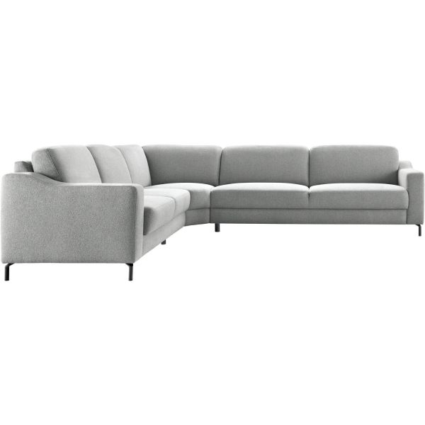 Hoekbank links Mirtho grijs supreme comfort