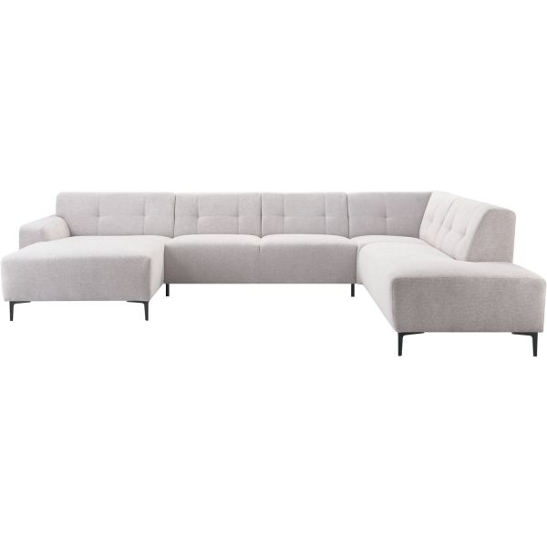 Hoekbank links Tordera grijs basic comfort