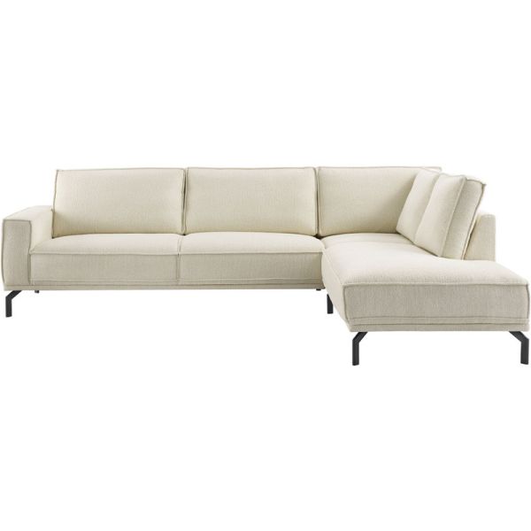 Hoekbank rechts Alburg polyether beige