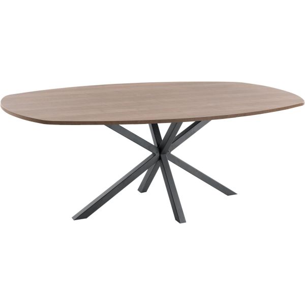 Eettafel Rizoma 220x120 cm Deens ovaal bruin