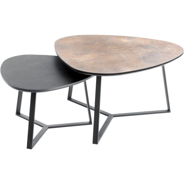 Salontafelset Zungri 60 en 80 cm