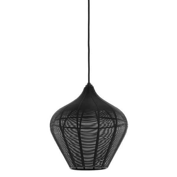 Hanglamp Bendigo zwart 27x29,5 cm