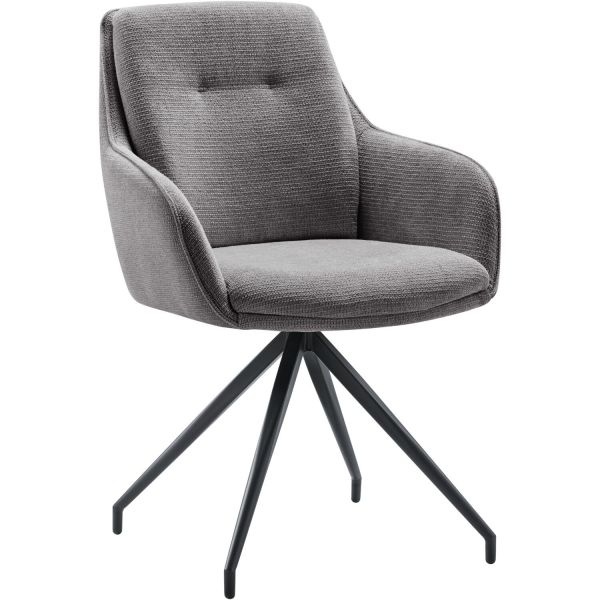 Eetkamerstoel Fendam draaibaar antraciet