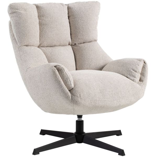 Draaifauteuil Ordini lichtgrijs