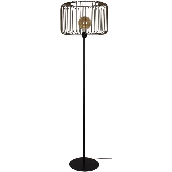 Vloerlamp Bincerro brons metaal