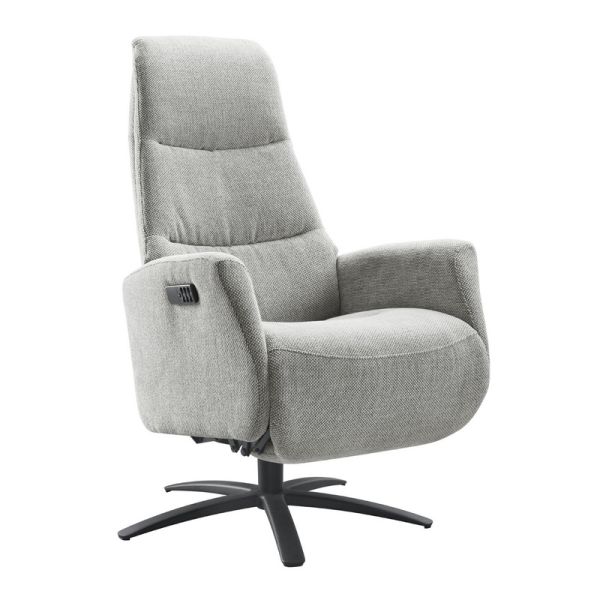 Relaxfauteuil Olindia grijs medium elektrisch verstelbaar