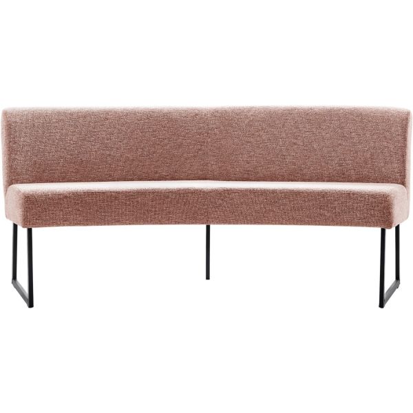 Eetkamerbank Thurso ovaal roze