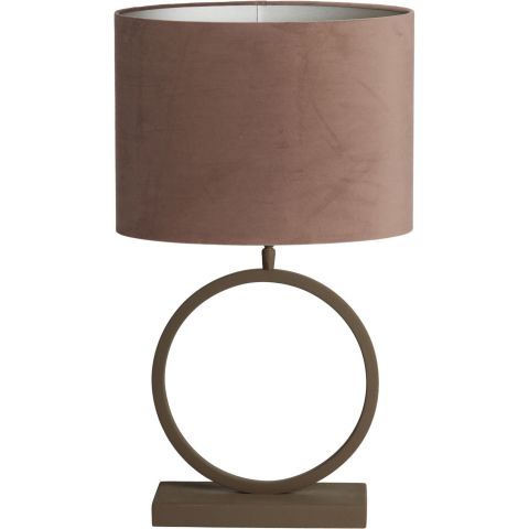 Tafellamp Alviano bruin