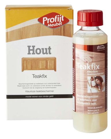 Teakfix kleurloze teakbeschermer