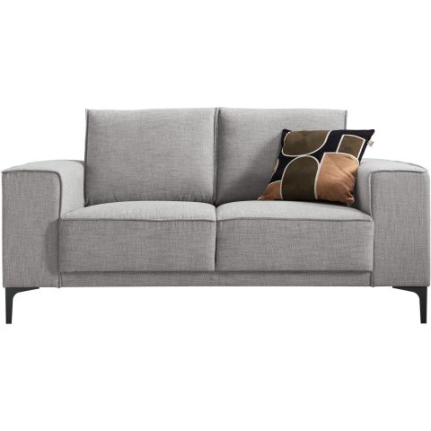 2 zitsbank Calira grijs basic comfort