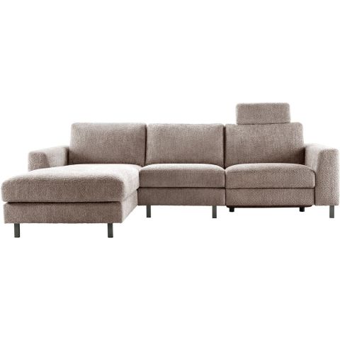 Hoekbank links Totham bruin relaxfunctie supreme comfort