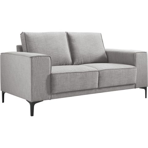 2 zitsbank Calira grijs basic comfort