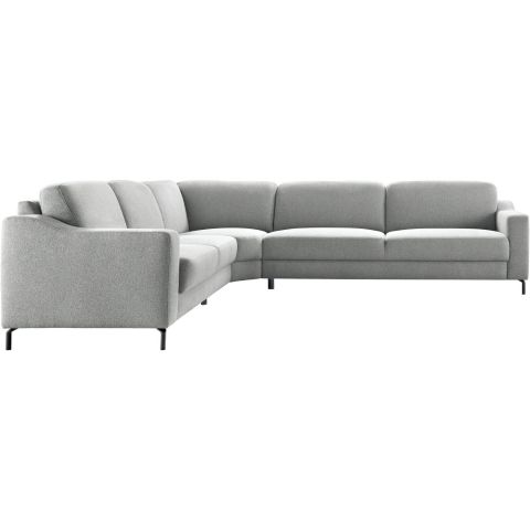 Hoekbank links Mirtho grijs supreme comfort