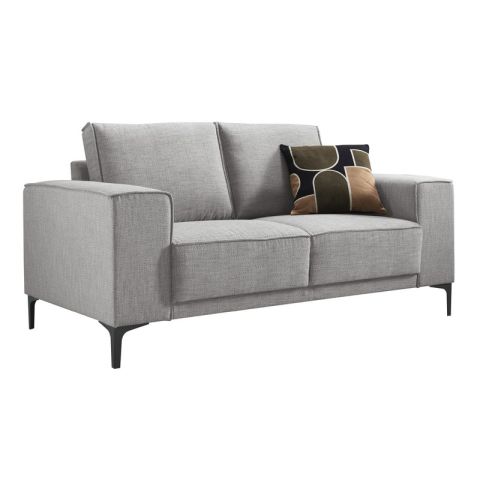 2 zitsbank Calira grijs basic comfort