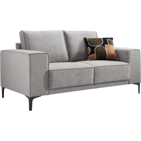 2 zitsbank Calira grijs basic comfort