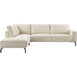 Hoekbank links Alburg beige basic comfort