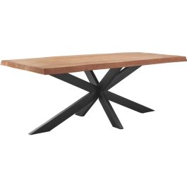 Eettafel Newhaven mangohout 180x90 cm rechthoekig