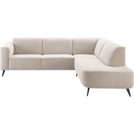Hoekbank rechts Micco beige basic comfort