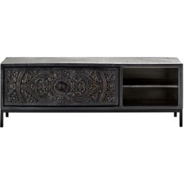 TV-meubel Montclair zwart 160 cm