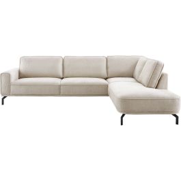 Hoekbank rechts Loretio beige premium comfort