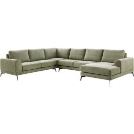 Hoekbank links Flandria groen basic comfort