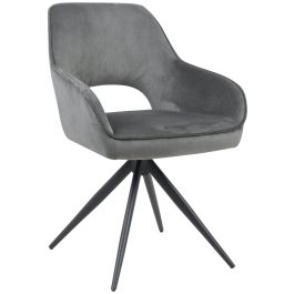 Eetkamerstoel Arranmore draaibaar antraciet