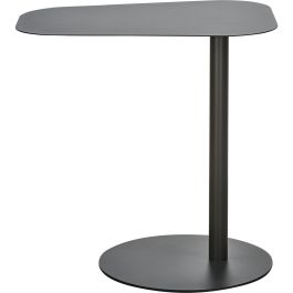 Bijzettafel Meri zwart 50 cm organisch