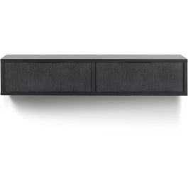 TV-meubel Verdio zwevend 161 cm zwart
