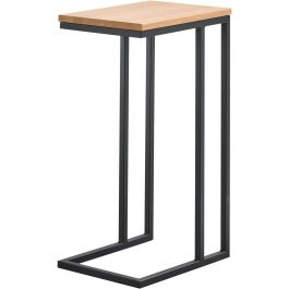 Bijzettafel Budrio lichtbruin 31x41 cm rechthoekig