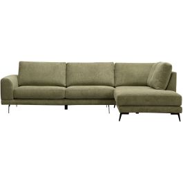 Hoekbank rechts Flandria groen basic comfort