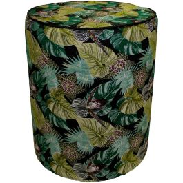 Poef Barlare met groene bladeren