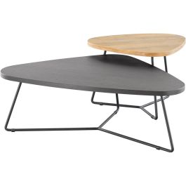Salontafelset Donora 112 en 69 cm driehoekig