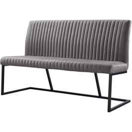 Eetkamerbank Pareda 160 cm grijs