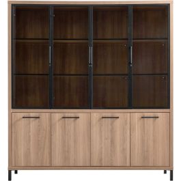 Vitrinekast Selinia 200x183x45 cm