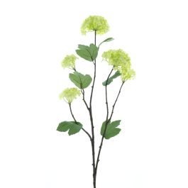 Kunstbloem Dorzano sneeuwbal 68 cm groen