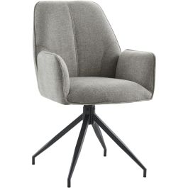 Eetkamerstoel Parson draaibaar grijs