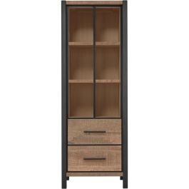 Boekenkast Mantera donkerbruin 200x70x48 cm