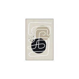 Schilderij Kolding 120x80 beige lijst