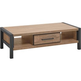 Salontafel Mantera donkerbruin 135x67 cm rechthoekig