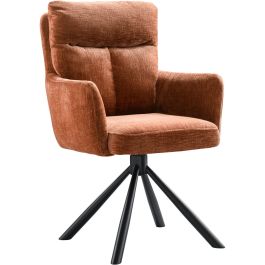 Eetkamerstoel Dixson draaibaar bruin