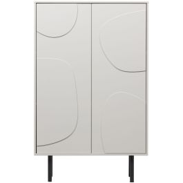 Opbergkast Atri 135x85x40 cm wit
