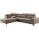 Hoekbank links Ixonia grijs premium comfort