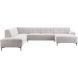 Hoekbank links Tordera grijs basic comfort