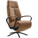 Relaxfauteuil Beltra large microleder bruin
