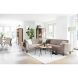 Hoekbank links Mills microleder taupe premium comfort