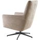 Draaifauteuil Menori microleder beige premium comfort