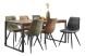 Eettafel Newhaven U-poot 180x90 cm rechthoekig